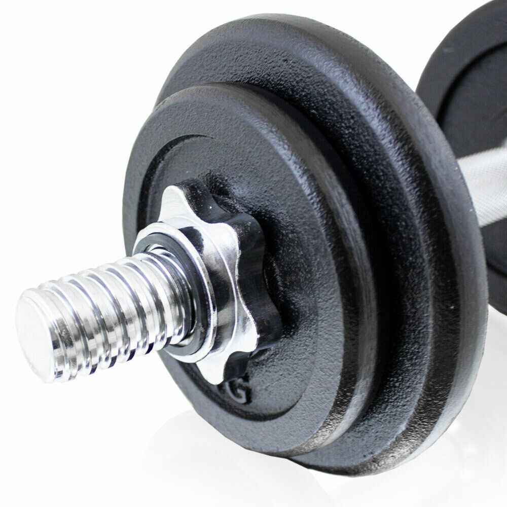Nastavitelné činky sada 20 kg Lacestone litinové pro silový trénink M18350